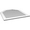 Ekena Millwork Octagonal Top Surface Mount PVC Gable Vent w/ 3-1/2"W x 1"P Standard Frame, 36"W x 40"H GVPOT36X4001SN - alternate 3